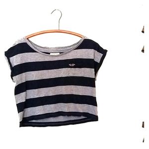 Hollister Striped women's, cute Crop top, Small